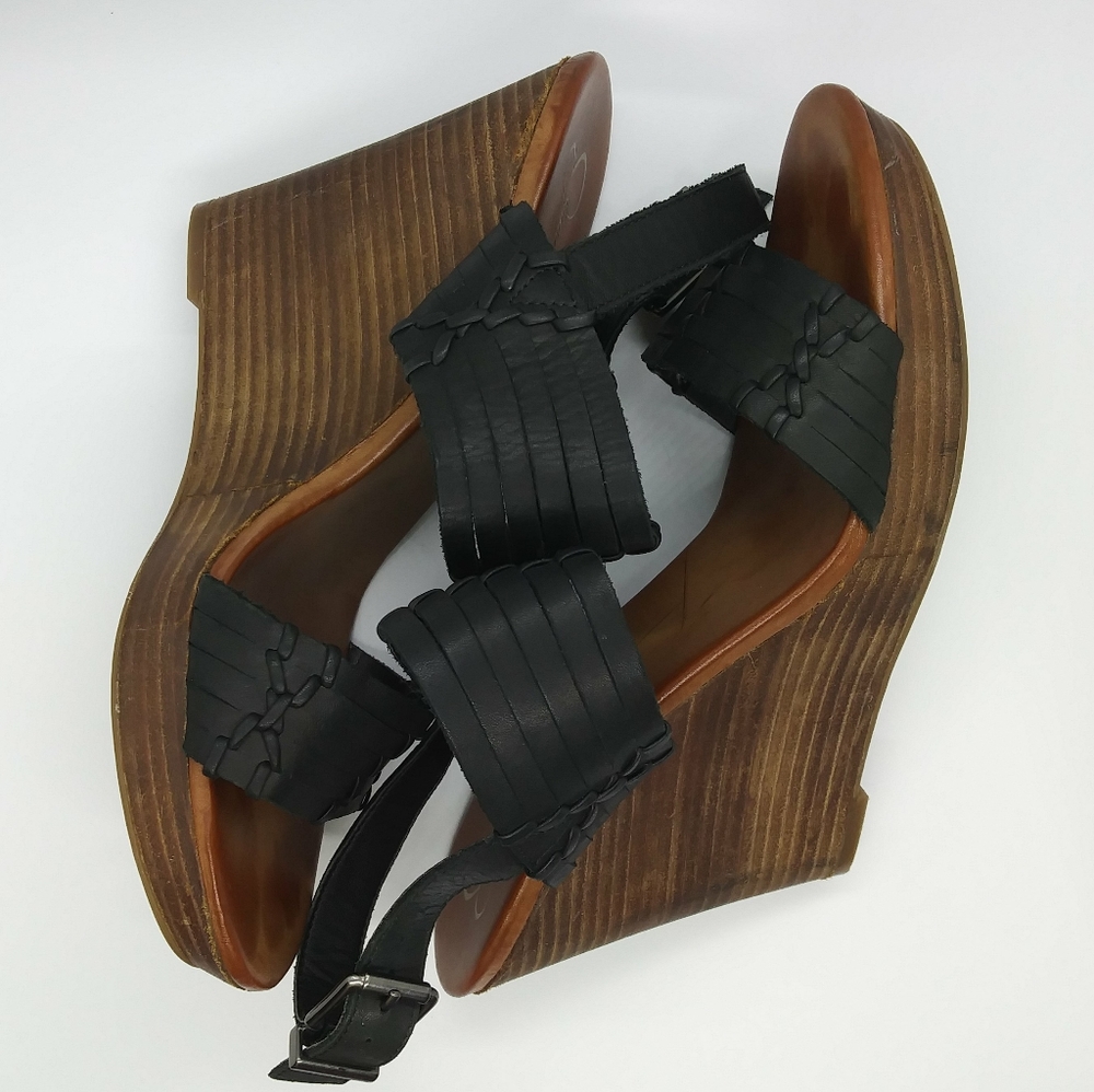 Jessica Simpson Platform Wedge Heels size 10 - Picture 6 of 8